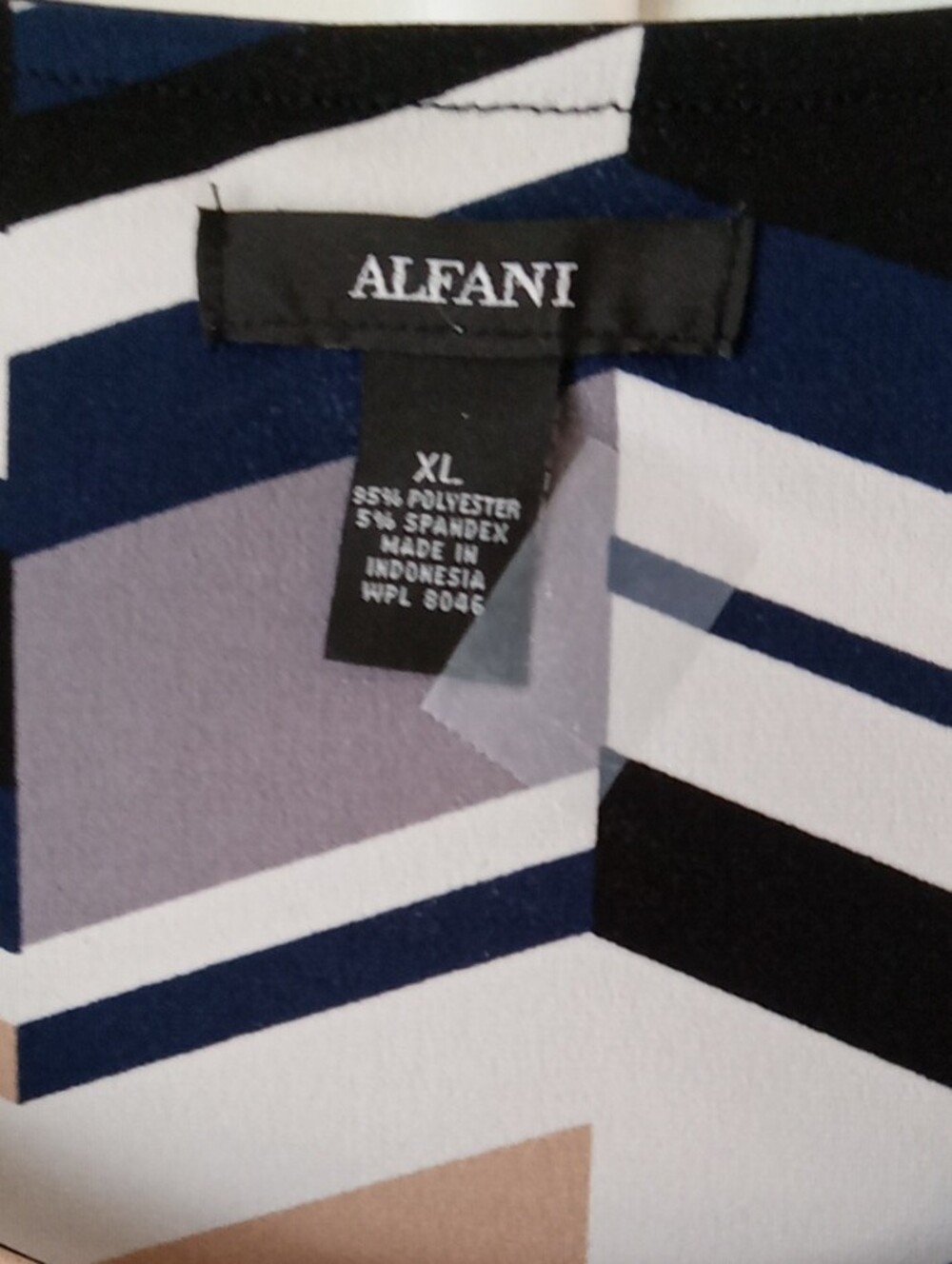 Alfani Geometric Tunic - Picture 5 of 6